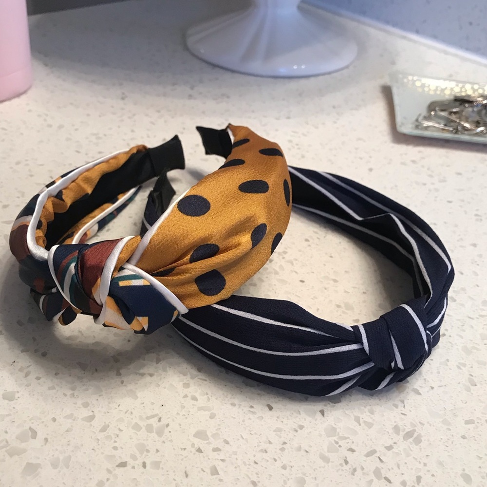 Patterned, Top-Knot Headbands